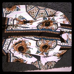 Vintage “Versace” style blouse